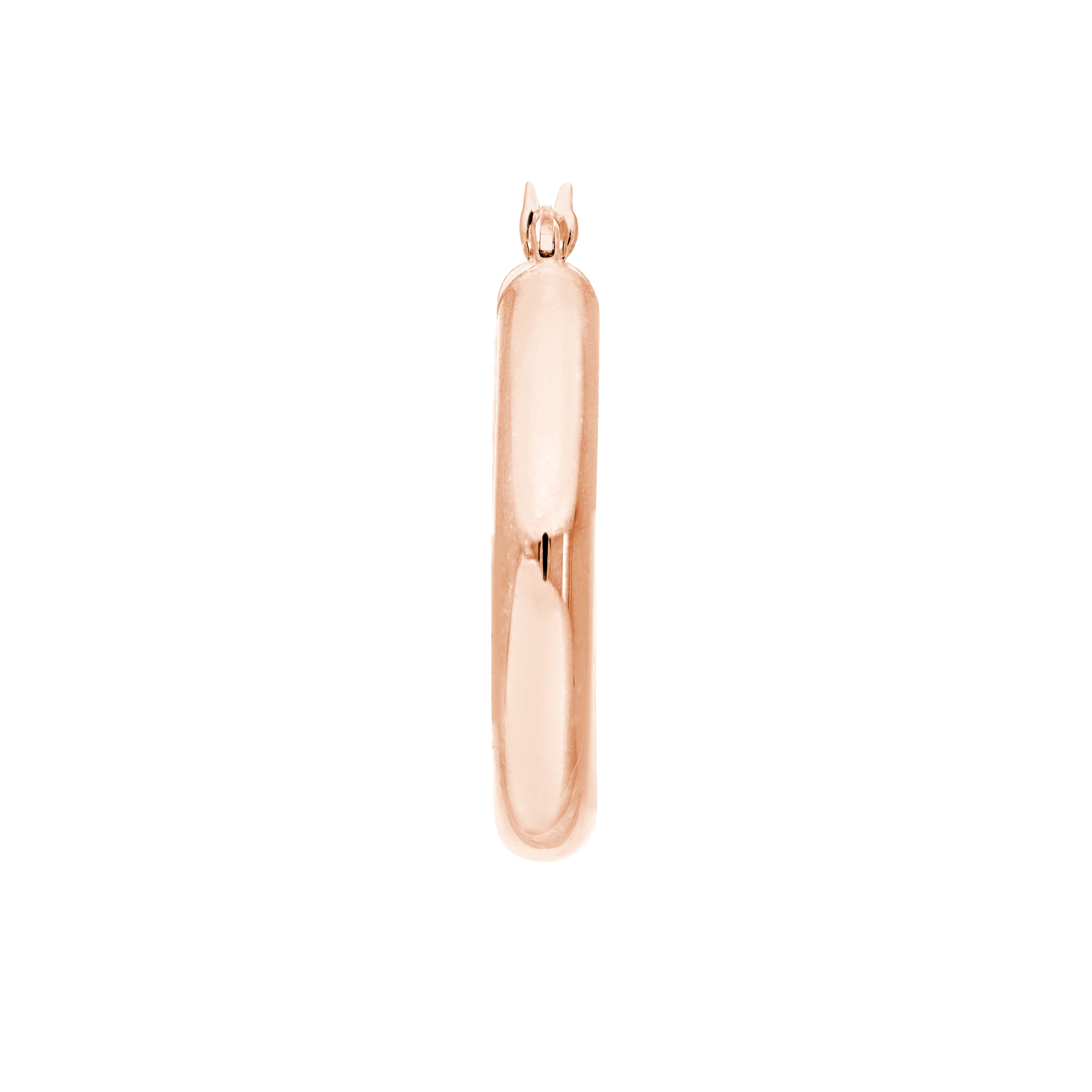 25mm x 4mm Polished Hoop Earrings