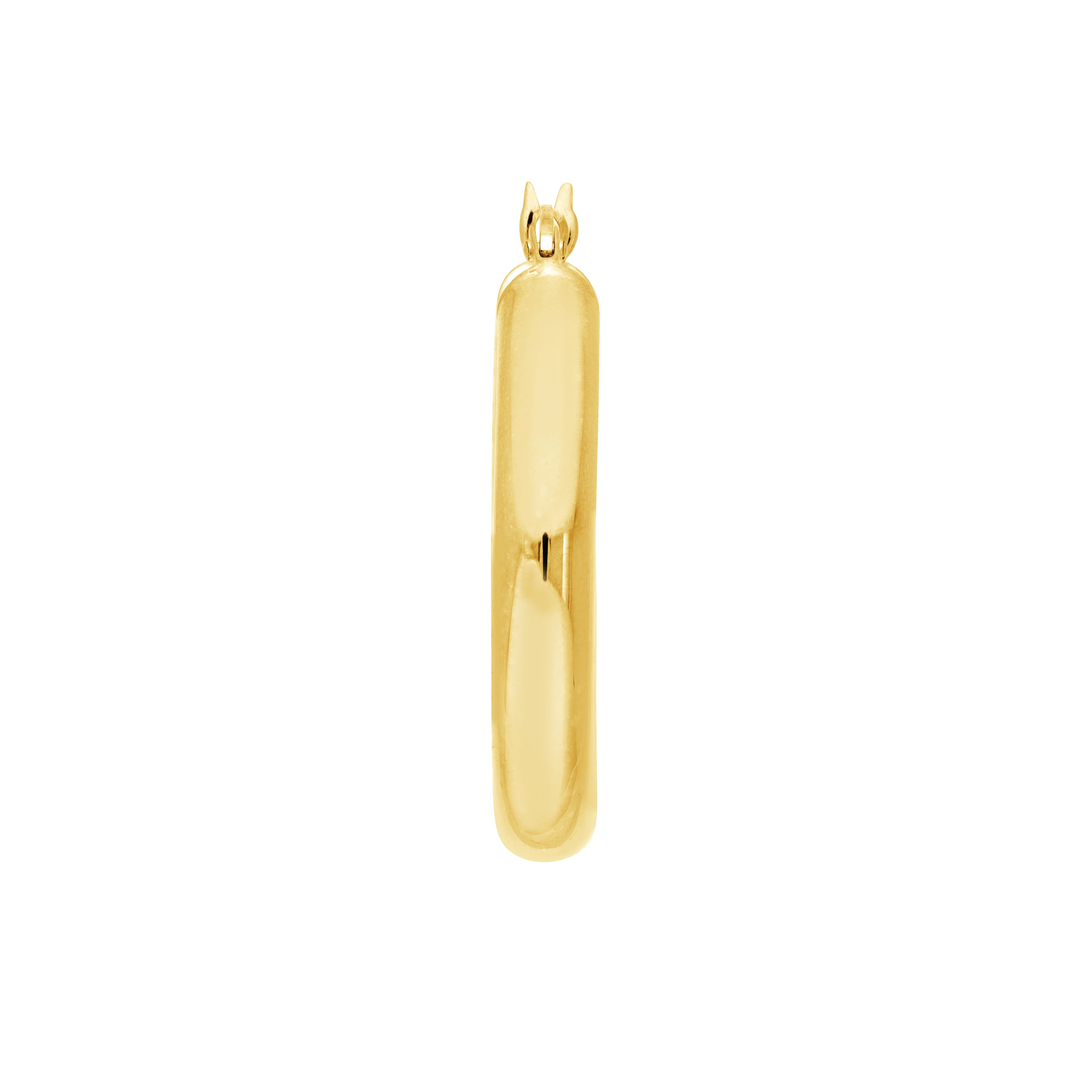 25mm x 4mm Polished Hoop Earrings