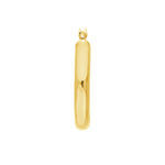 25mm x 4mm Polished Hoop Earrings