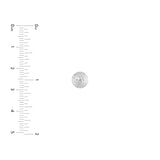 8mm Textured Ball Stud Earrings