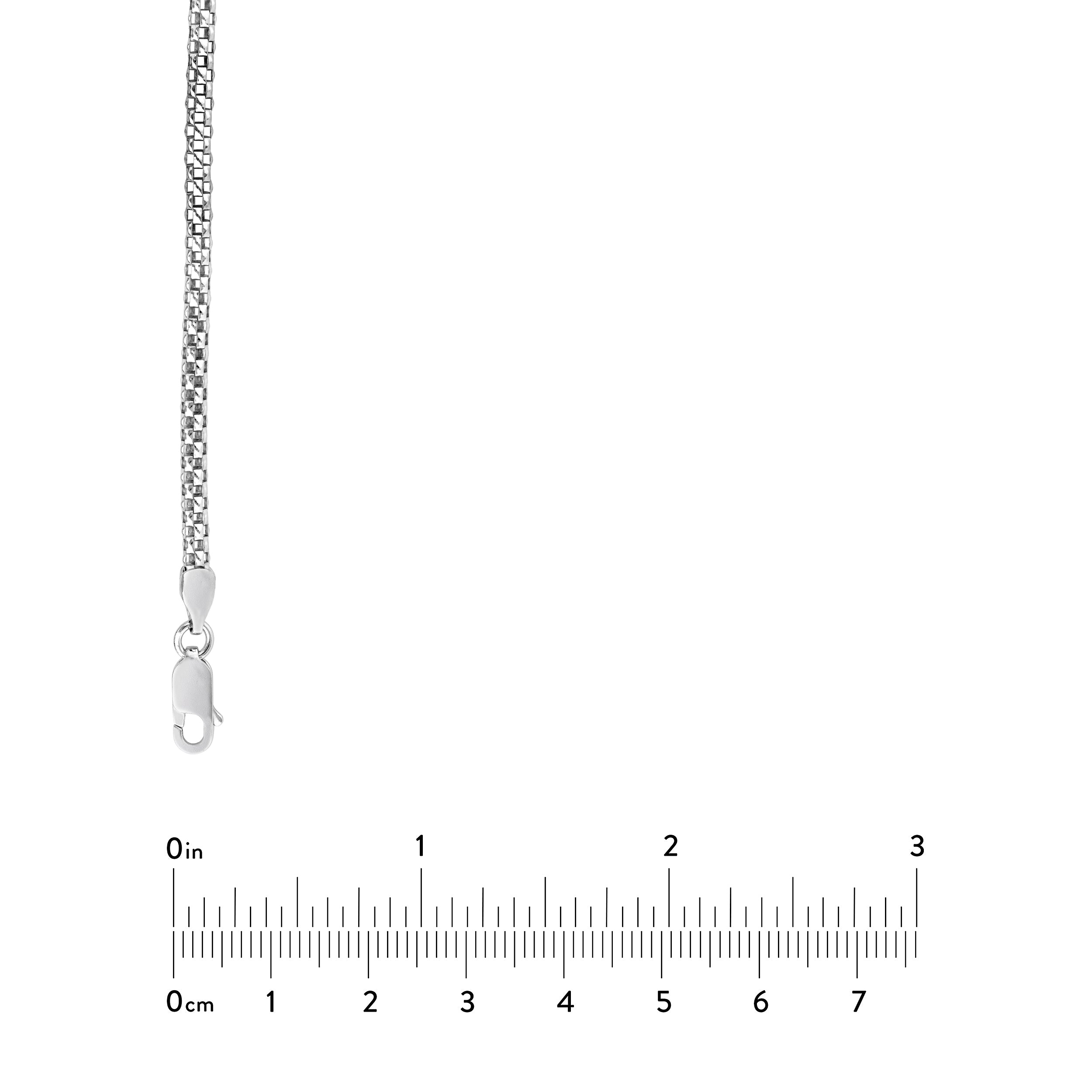 Sterling Silver 3mm Popcorn Chain
