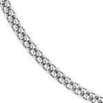 Sterling Silver 4mm Popcorn Chain with Lobster Lock