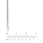 Sterling Silver 4mm Popcorn Chain with Lobster Lock