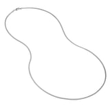 Sterling Silver 1.9mm Snake Chain with Lobster Lock