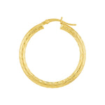3 X 30 Round Tube Full DC Earrings