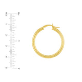 3 X 30 Round Tube Full DC Earrings