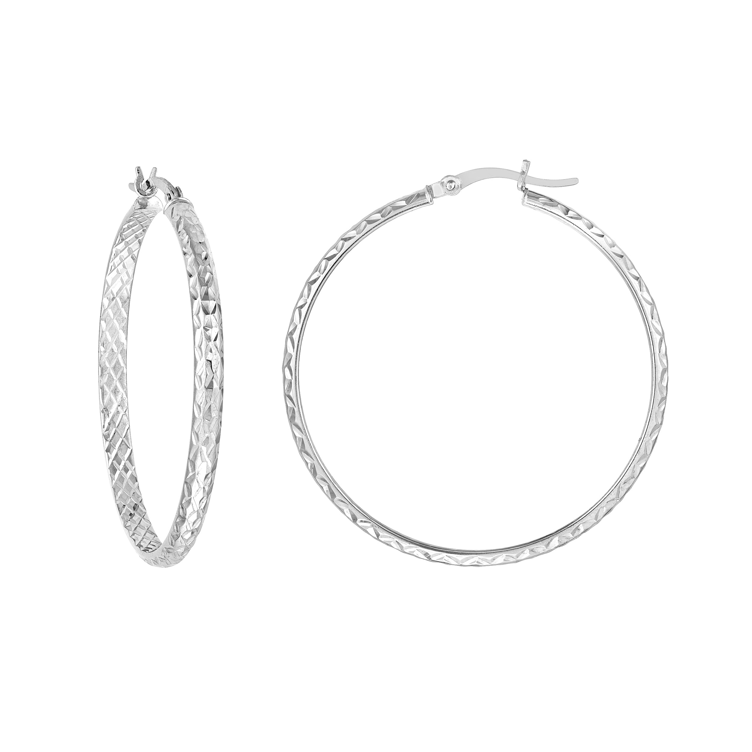 3x40 DC Inside/Out Hoop Earrings