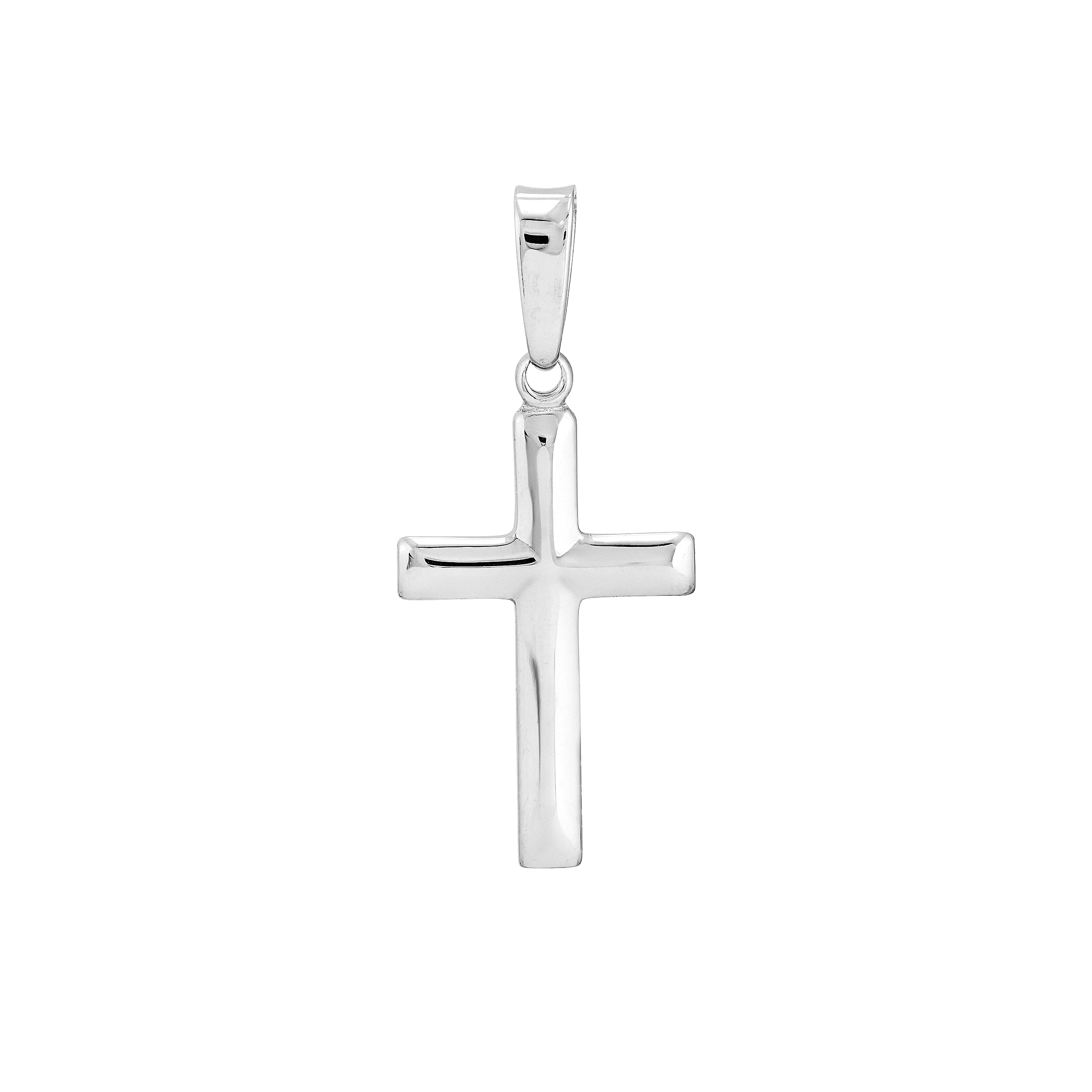 SS Knife Edged Cross Pendant