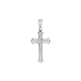 SS Debossed Cross Pendant