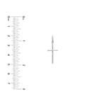 Polished Cross Pendant with Rounded Edges