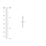 Polished Cross Pendant with Rounded Edges