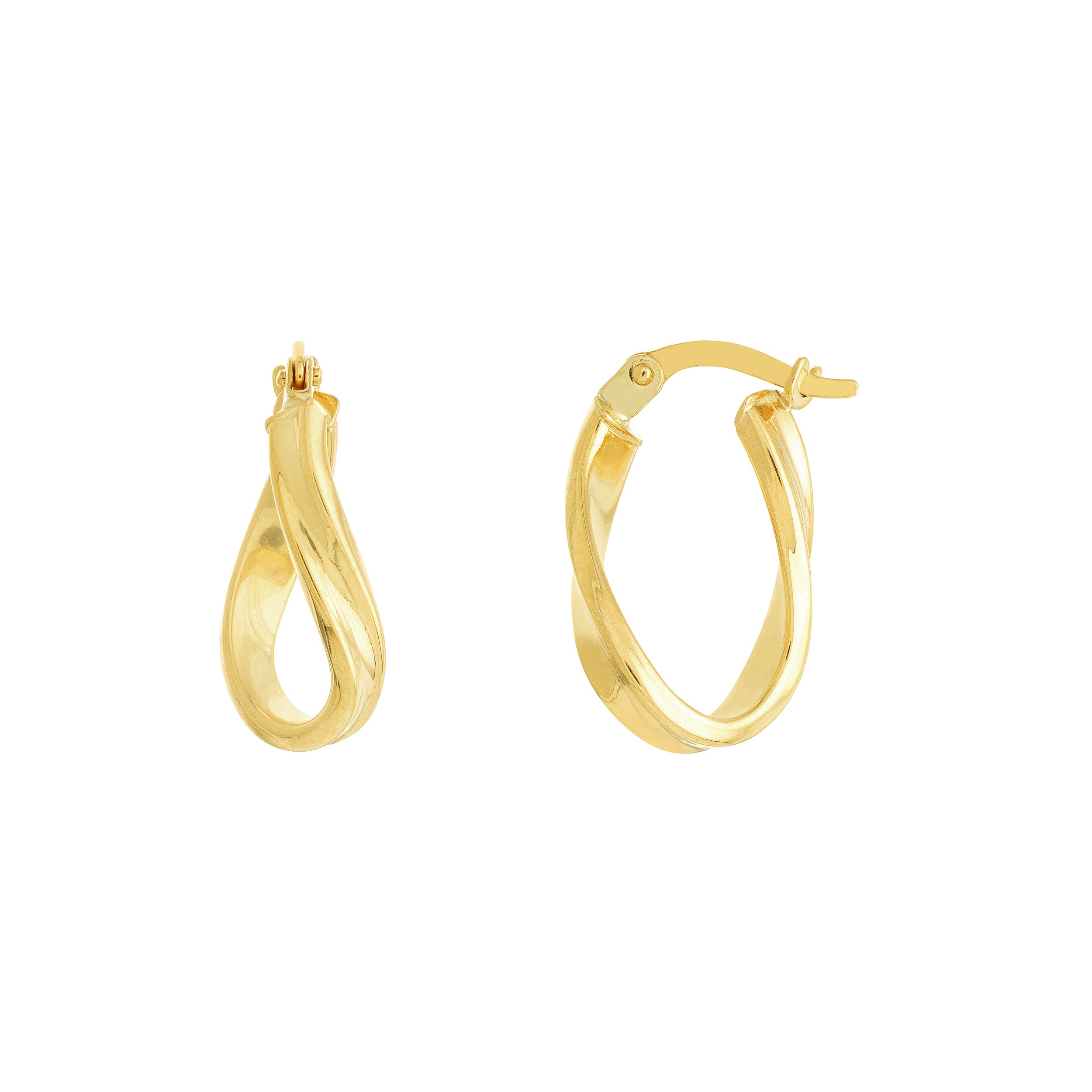Curved Hoop Earrings