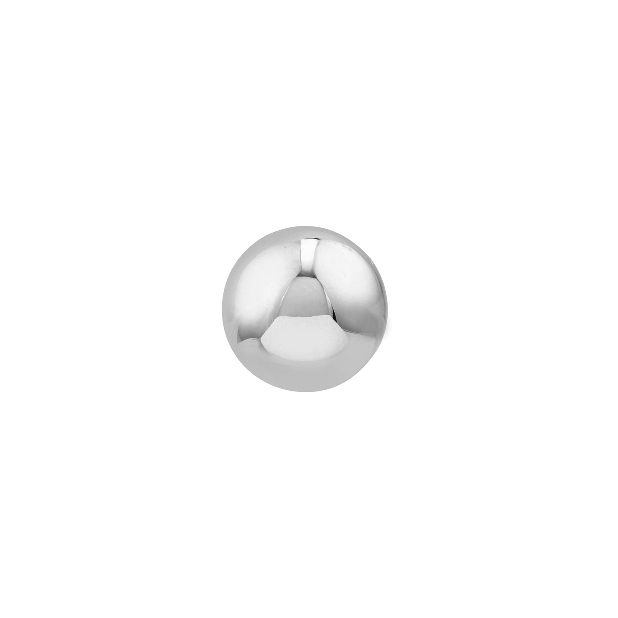 8mm Polished Ball Stud Earrings