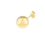 8mm Polished Ball Stud Earrings