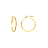 3mm x 20mm Sparkle Hoop Earrings