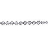 SS 3.5mm D/C Bead Adjustable Bracelet