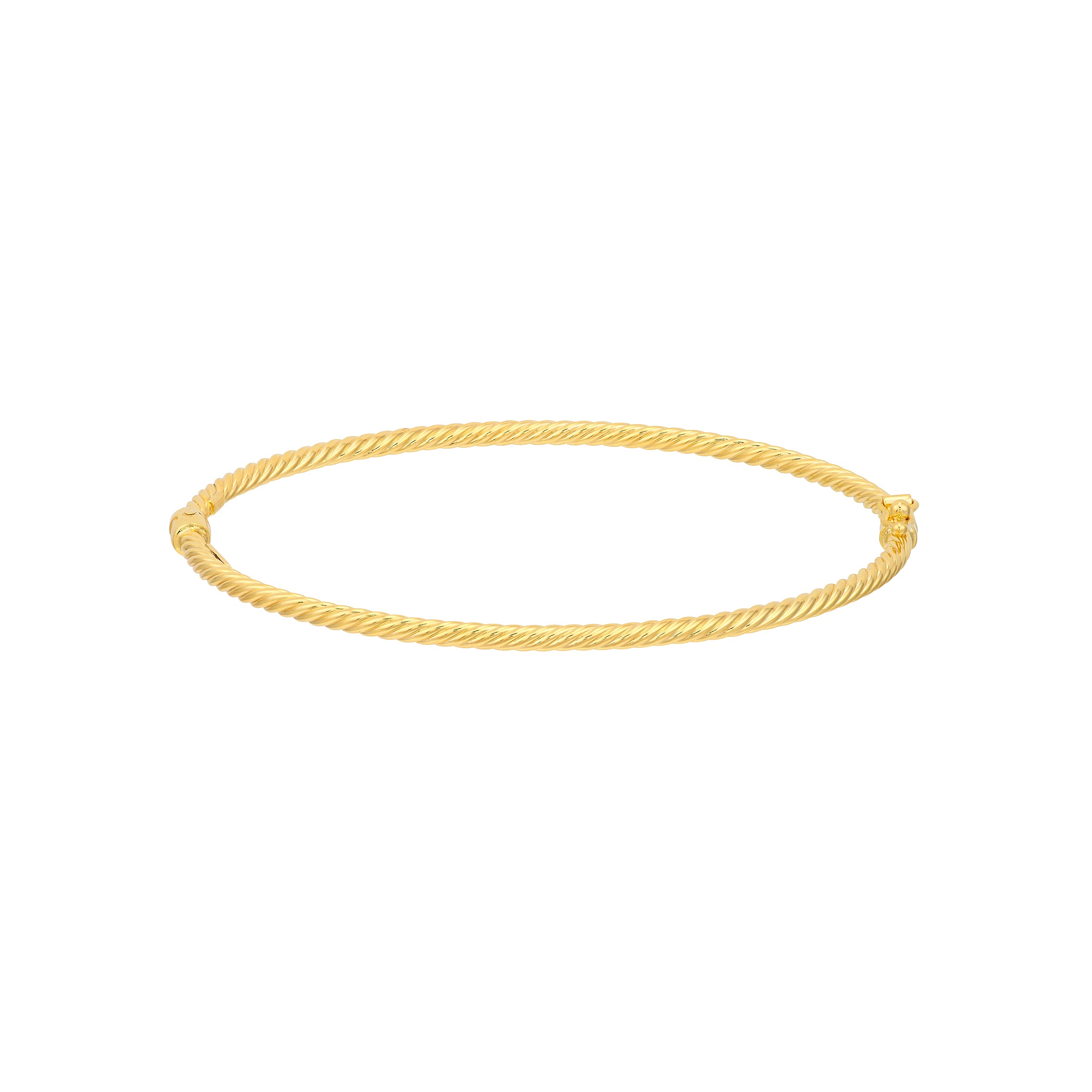 Twisted Tube Bangle