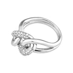 CZ Small Curb Link Ring