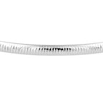 Diamond-Cut Tube Hinged Bangle