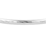 Diamond-Cut Tube Hinged Bangle