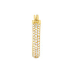 Pavé CZ Hoop Earrings