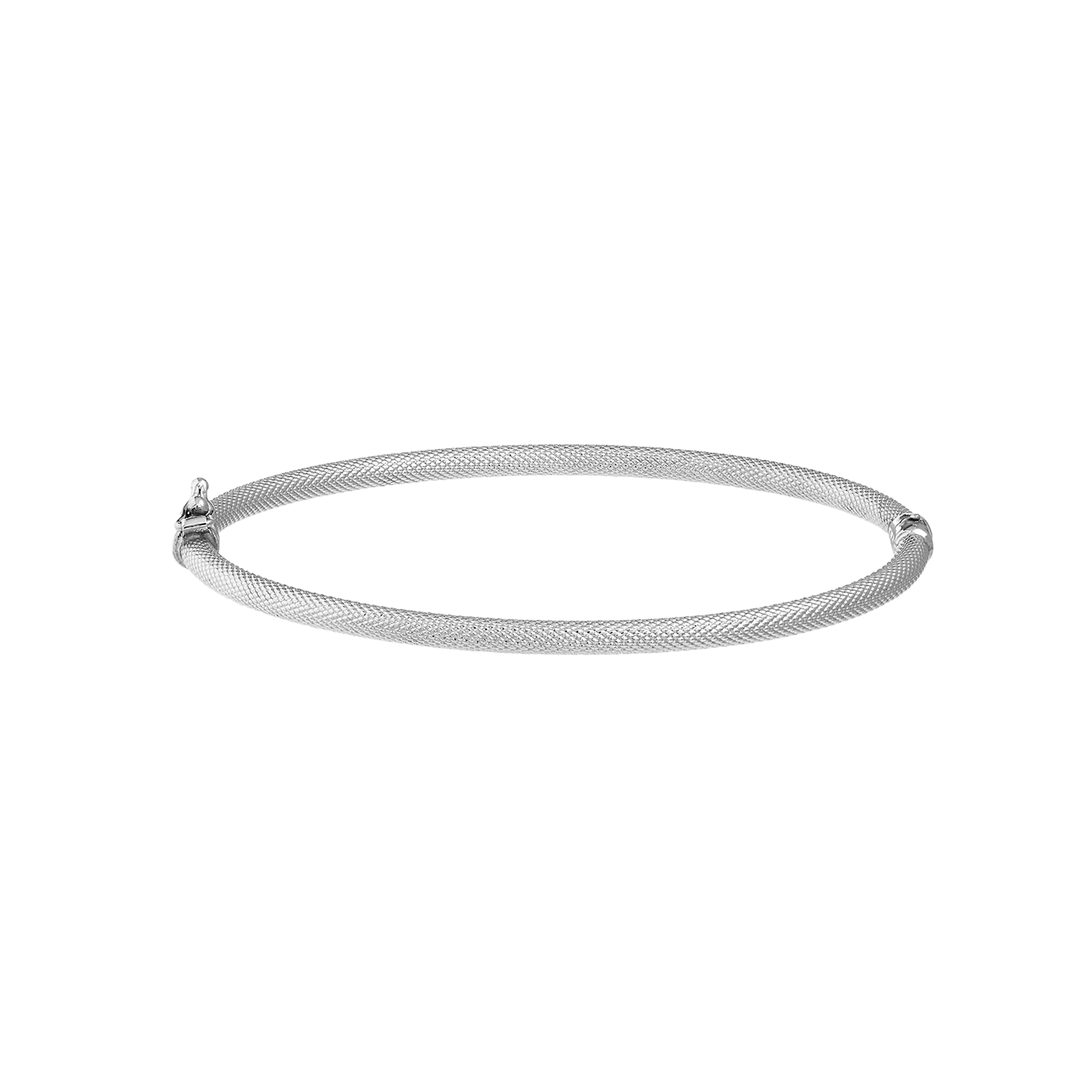 Textured Hinged Bangle