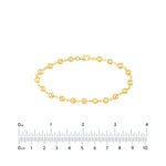 Diamond-Cut Beaded Bracelet