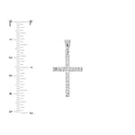 Reversible D/C and Polished Cross Pendant