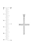 Reversible D/C and Polished Cross Pendant