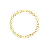 Puffed Round Link Bracelet