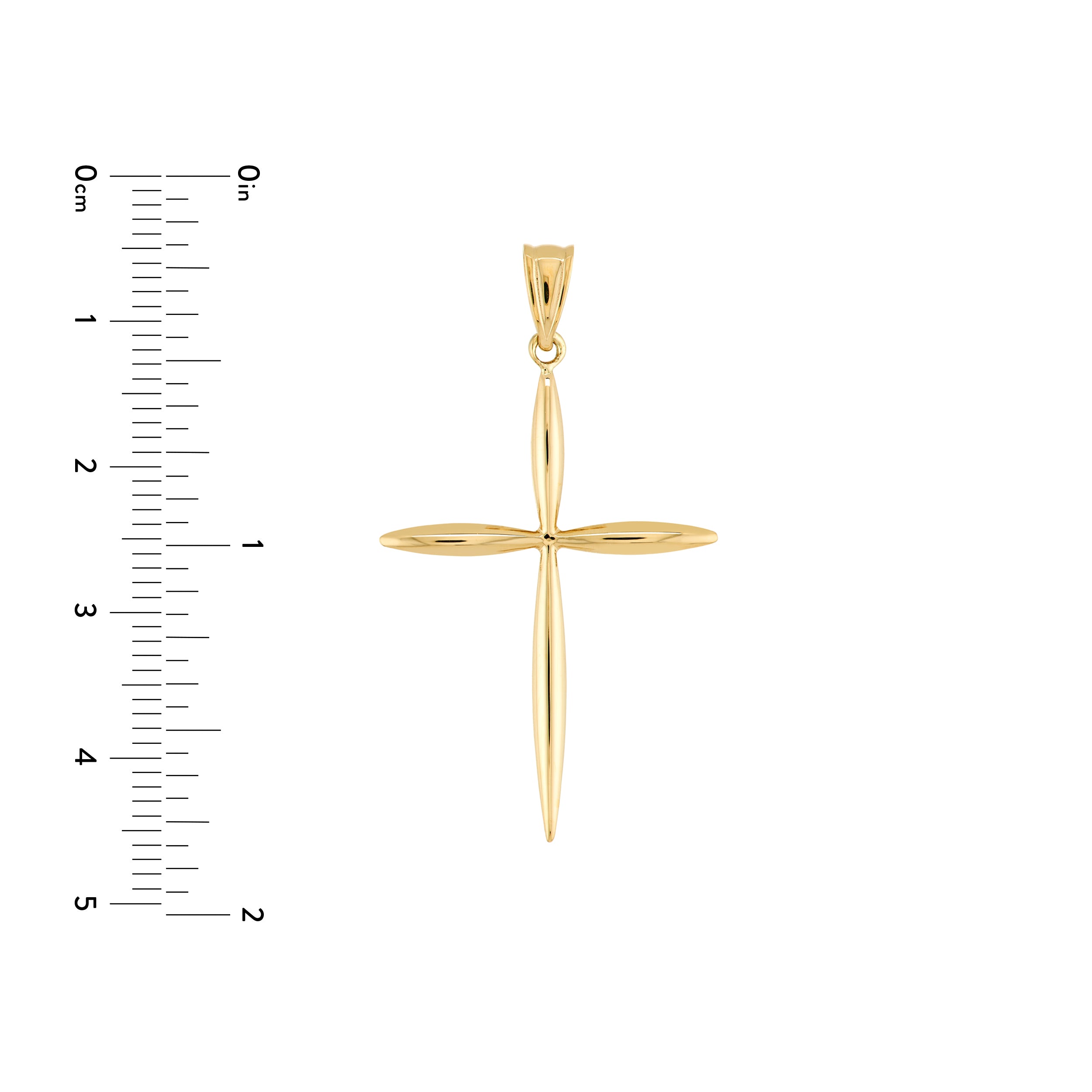 Tapered Cross Pendant