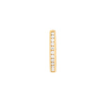 Reversible CZ Mini Hoop Earrings