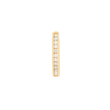 Reversible CZ Mini Hoop Earrings