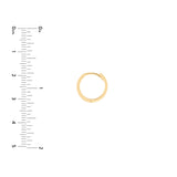 Reversible CZ Mini Hoop Earrings