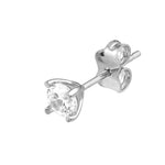 4.5mm CZ Stud Earrings