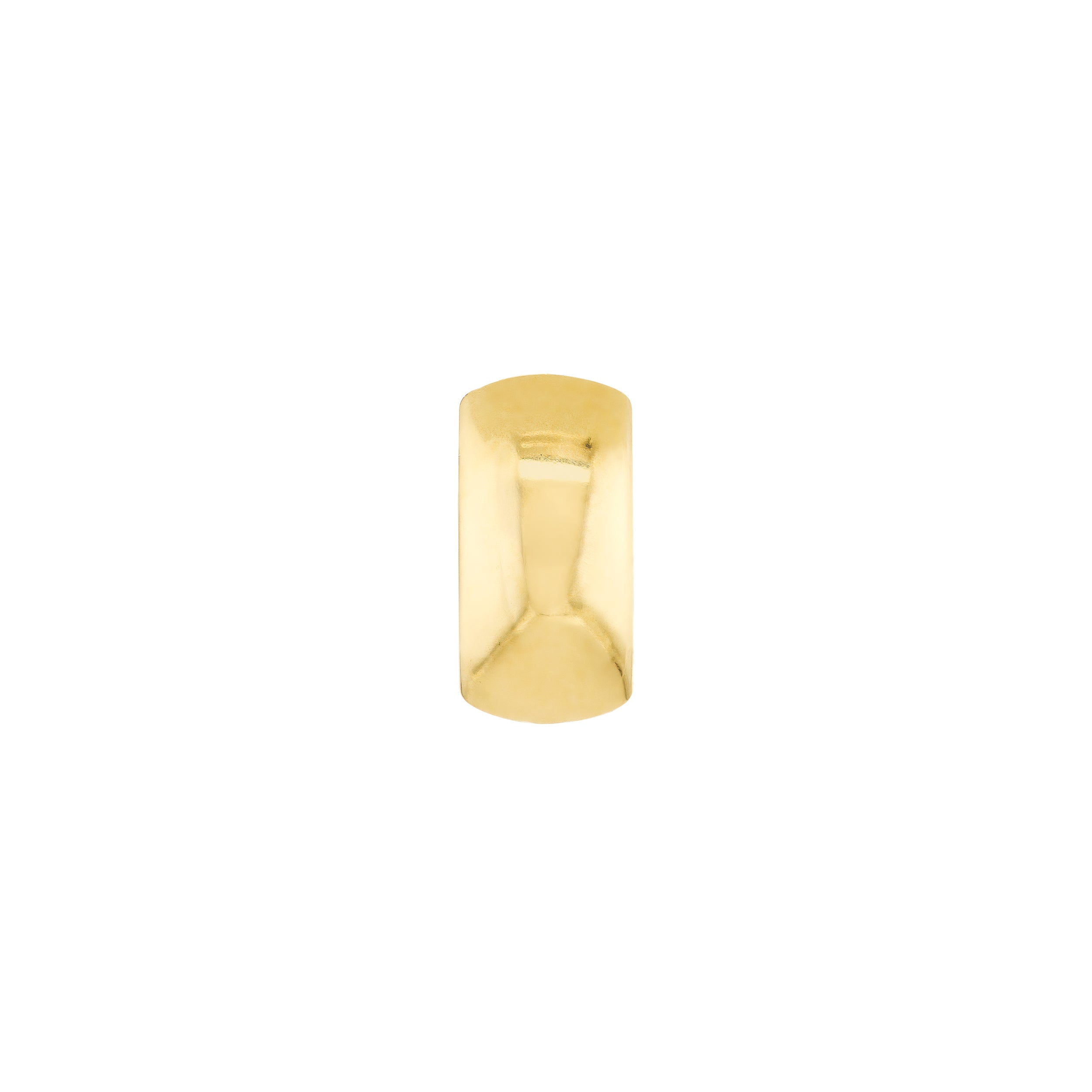 Polished Curve Earrings on Leverback