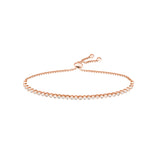 2.0mm Cz Small Adj Tennis Bracelet