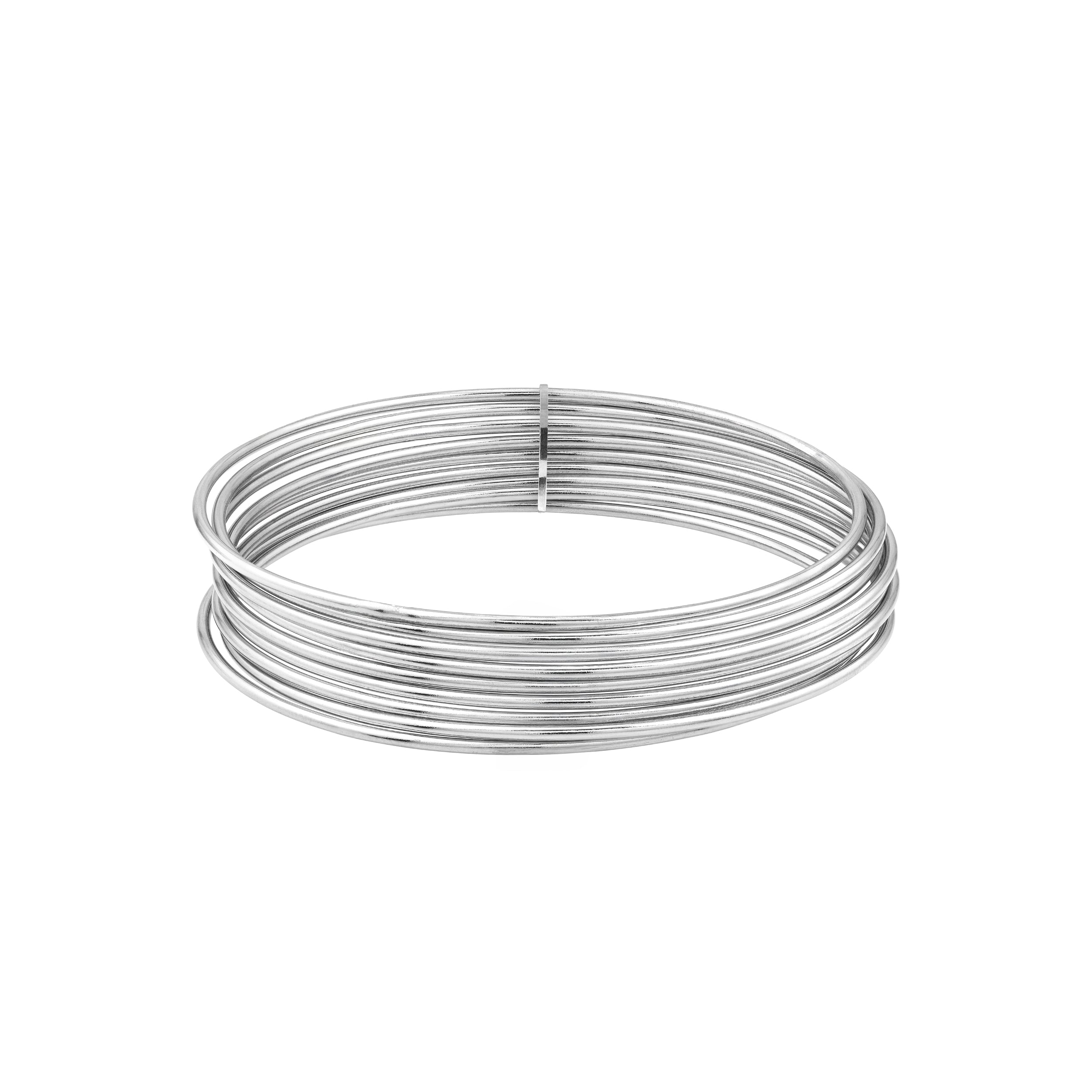 Sterling Silver Nine-Piece Stackable Bangle Set