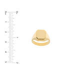 Engravable Rectangle Signet Ring