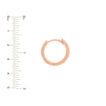 Square Tube Mini Hoop Earrings