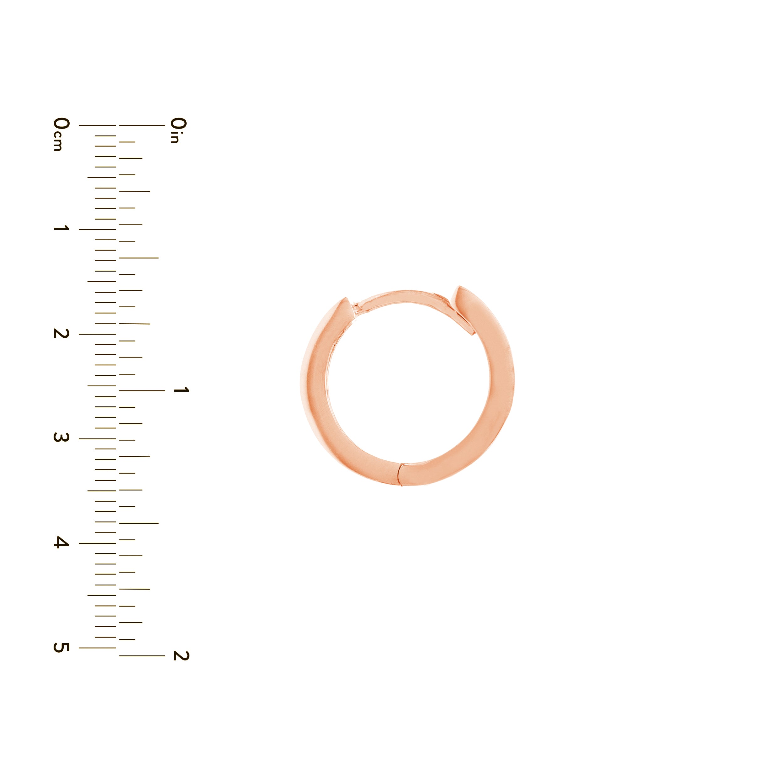 Square Tube Mini Hoop Earrings