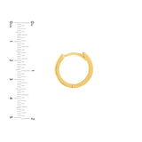 Square Tube Mini Hoop Earrings