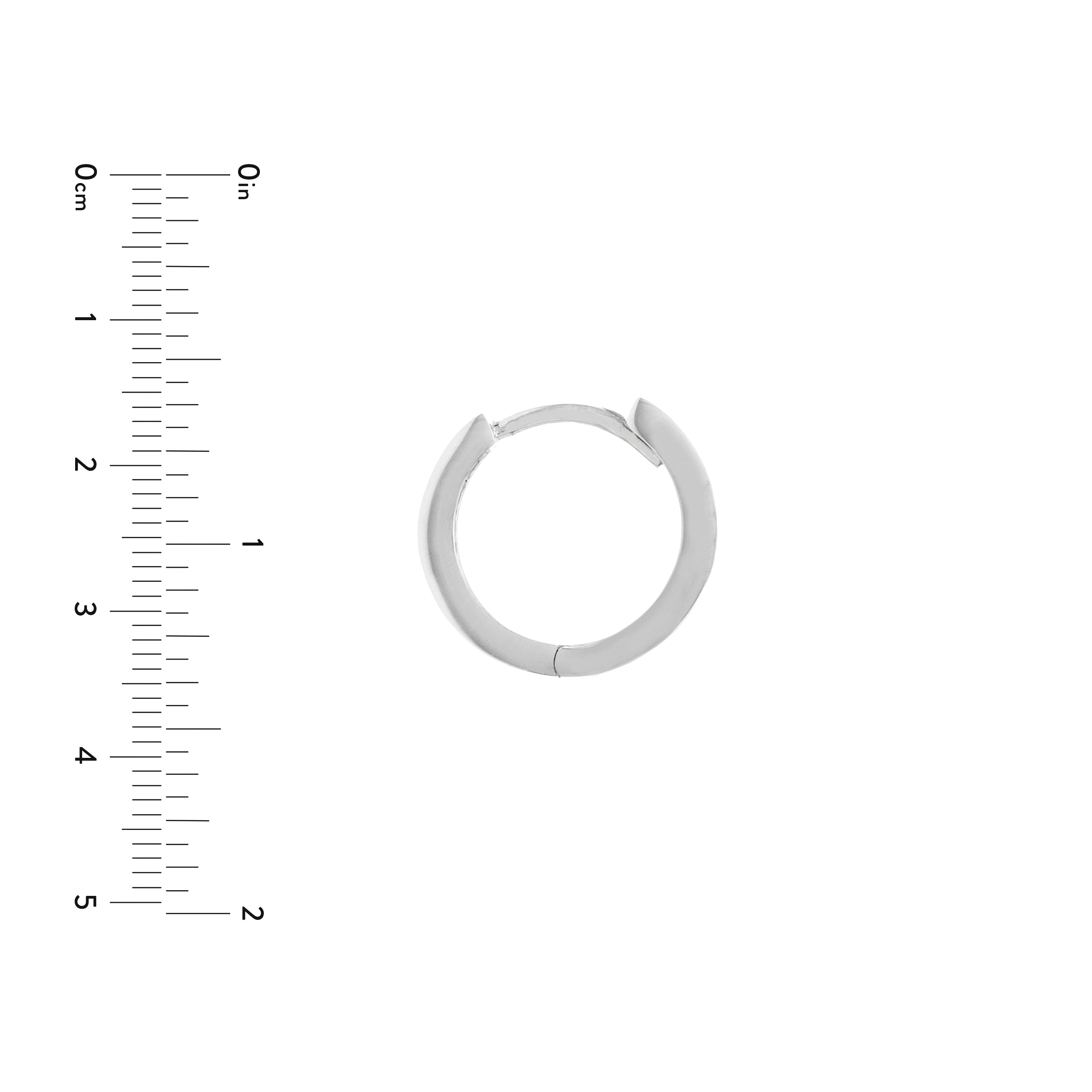 Square Tube Mini Hoop Earrings
