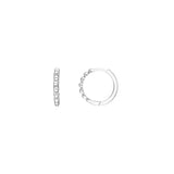 Beaded Huggie Hoop Earrings