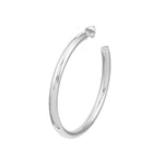 4mm x 50mm Tube Hoop Earrings