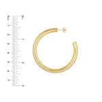 5mm x 50mm Tube Hoop Earrings