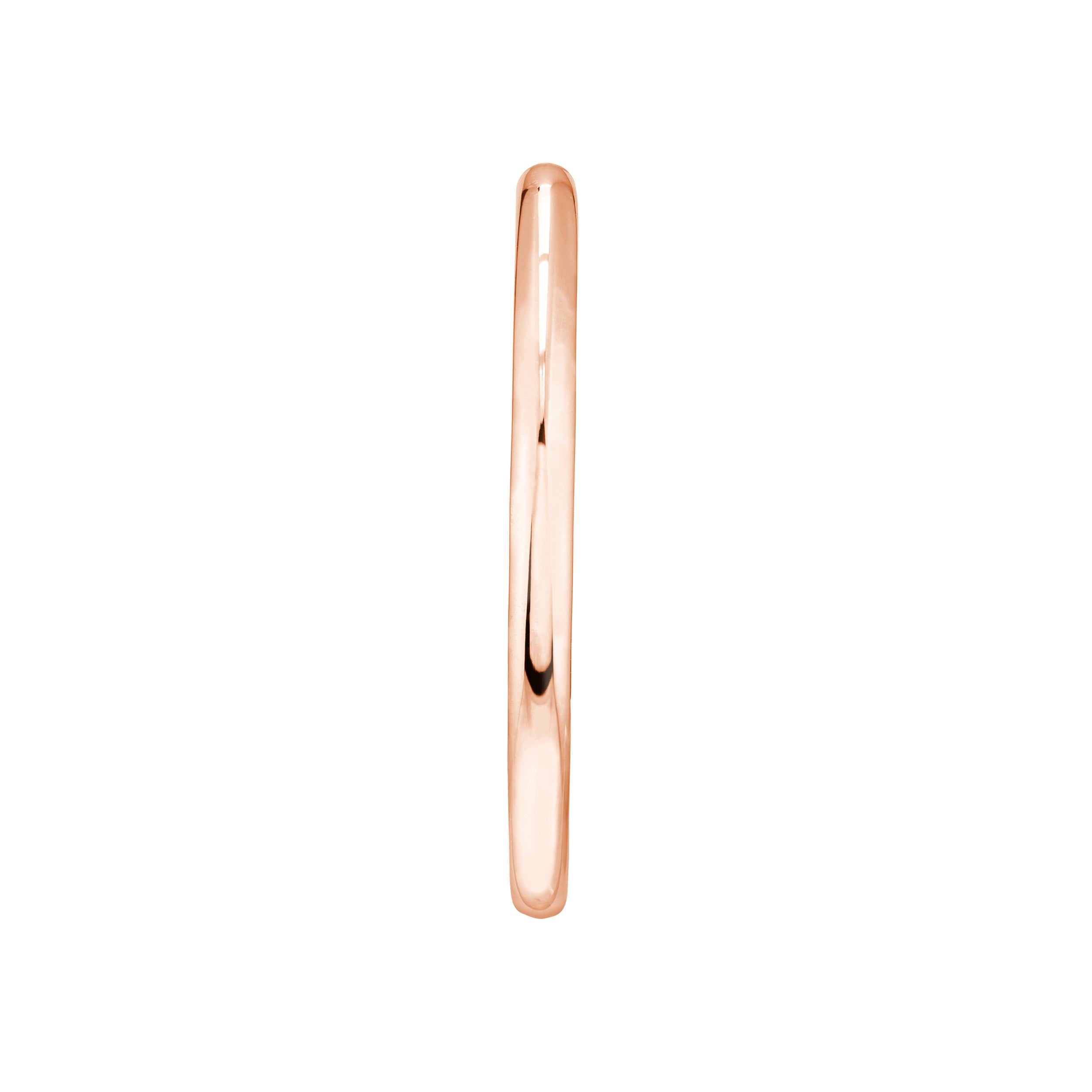 5mm x 60mm Tube Hoop Earrings