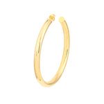 5mm x 60mm Tube Hoop Earrings