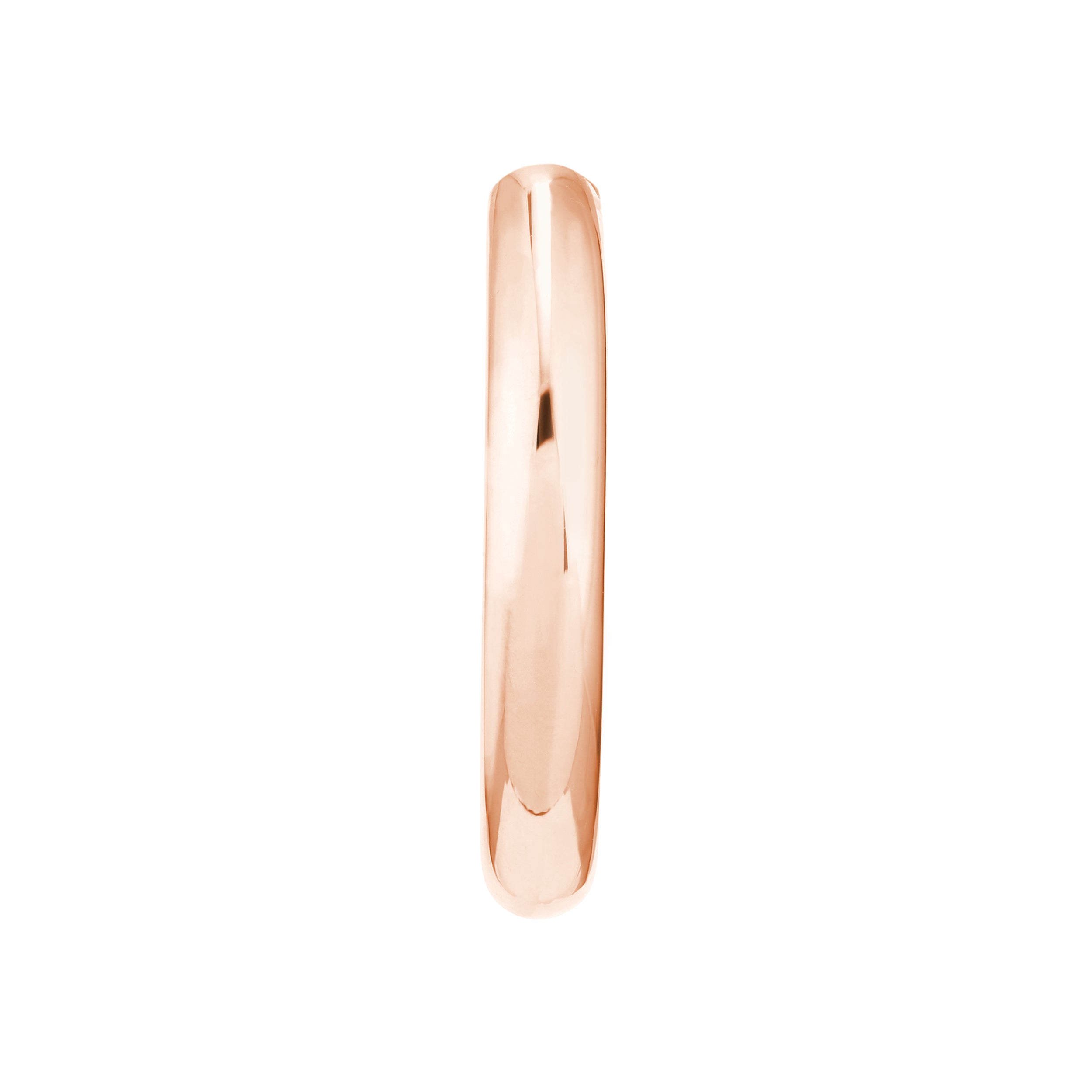 4mm x 25mm Tube Hoop Earrings