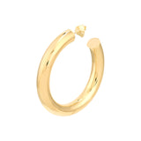 6mm x 40mm Tube Hoop Earrings